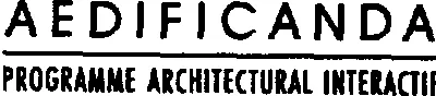 Aedificanda Programme Architectural Interactif est une marque déposée par CAFE PROGRAMMATION