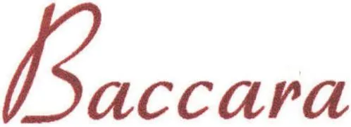 Baccara est une marque déposée par EXPL DES ETS TALMANT