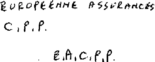 Europeenne Assurances C.p.p. E.a.c.p.p. est une marque déposée par EUROPEENNE ASSURANCE C.P.P (EUROPEENNE ASSURANCE C.P.P)