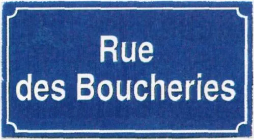 Rue Des Boucheries est une marque déposée par CHIRON ACVF