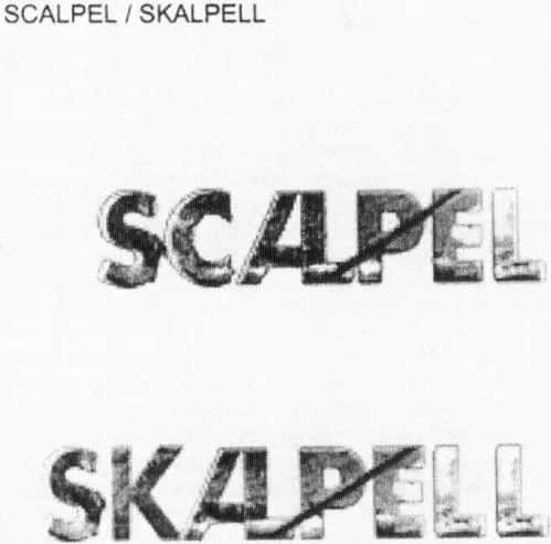 Scalpel/Skalpell est une marque déposée par MOMENTO