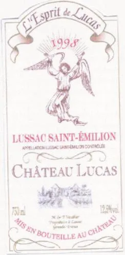 L'esprit De Lucas est une marque déposée par SOC CIVILE EXPLOITATION CHATEAU LUCAS