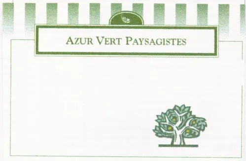 Azur Vert Paysagistes est une marque déposée par AZUR VERT PAYSAGISTES