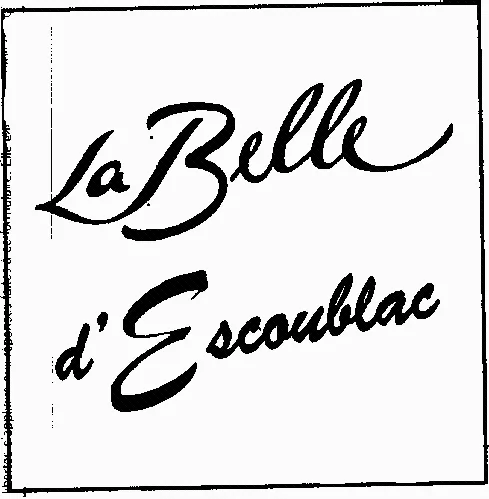 La Belle D'escoublac est une marque déposée par SCEA BURBAN PRODUCTION