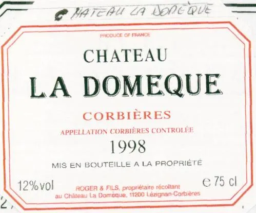 Chateau La Domeque est une marque déposée par S.D.V.A.