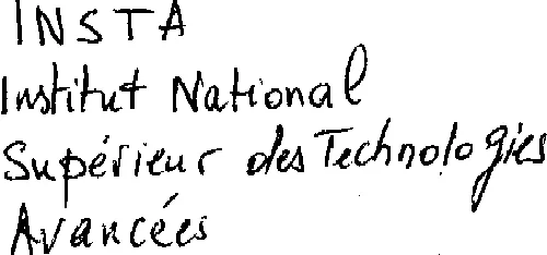 Insta Institut National Superieur Des Technologies Avancees est une marque déposée par INSTA