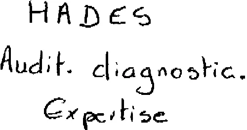 Hades Audit. Diagnostic Expertise est une marque déposée par AUREC GESTION