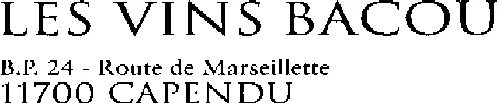 Les Vins Bacou est une marque déposée par LES VIGNOBLES DE L'ALARIC