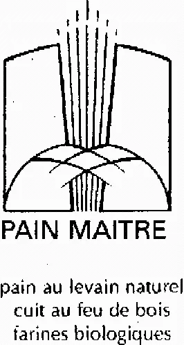 Pain Maitre Pain Au Levain Naturel Cuit Au Feu De Bois Farines Biologiques est une marque déposée par LEVAIN (PAIN MAITRE)