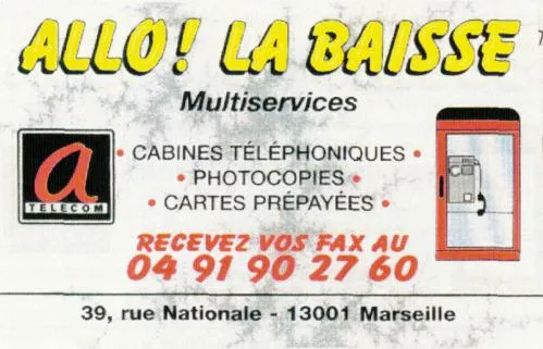 Allo ! La Baisse Multiservices A Telecom est une marque déposée par FORMAT CONSEIL ET DEVELOPPEMENT