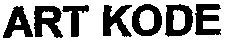 Artkode est une marque déposée par ART KODE