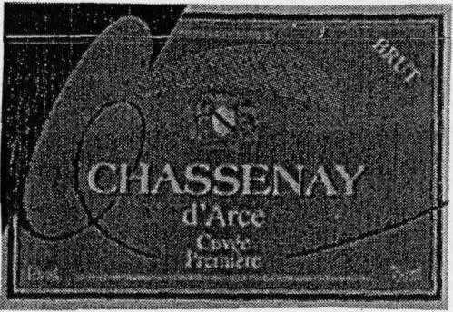 Chassenay D'arce Cuvee Premiere est une marque déposée par CHAMPAGNE CHASSENAY D'ARCE (CVCA)