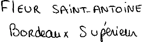 Fleur Saint-Antoine Bordeaux Supérieur est une marque déposée par SCE VIGNOBLES AUBERT (VIGNOBLE AUBERT)
