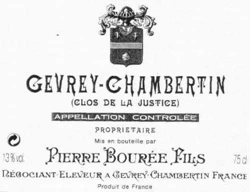 Clos De La Justice Pierre Bouree Fils est une marque déposée par BOURREE PIERRE FILS SOC