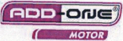 Add-One Motor est une marque déposée par ADD-ONE