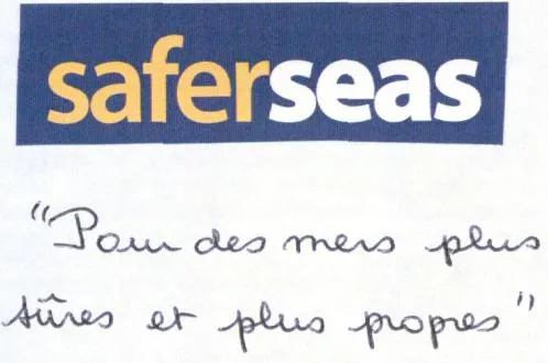 Saferseas "Pour Des Mers Plus Sûres Et Plus Propres" est une marque déposée par BREST METROPOLE