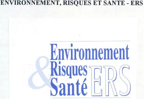 Environnement, Risques Et Sante - Ers est une marque déposée par JOHN LIBBEY EUROTEXT PLC