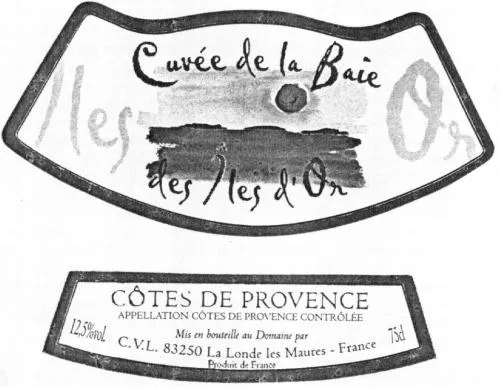 Cuvée De La Baie Des Iles D'or est une marque déposée par CAVE DES VIGNERONS LONDAIS C.V.L. (CVL)