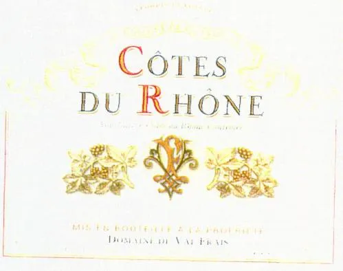 Côtes Du Rhône est une marque déposée par ANDRE VAQUE