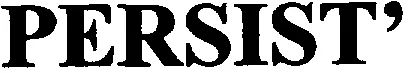 Persist' est une marque déposée par XR REPRO
