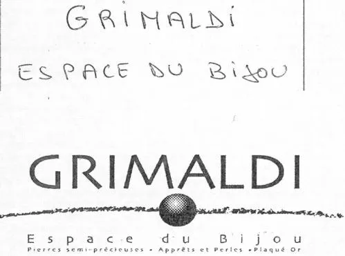 Grimaldi Espace Du Bijou est une marque déposée par GRIMALDI
