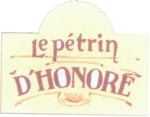 Le Pétrin D'honore est une marque déposée par GROUPE AVENIR (LE PETRIN D'HONORE)