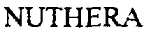Nuthera est une marque déposée par ERJEAN (NUTHERA)