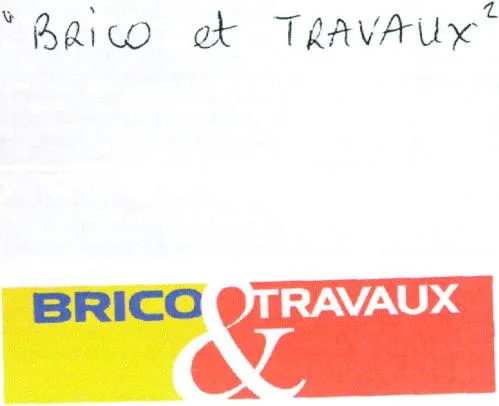 "Brico Et Travaux" est une marque déposée par CHRETIEN MATERIAUX DISTRIBUTION (CMD)