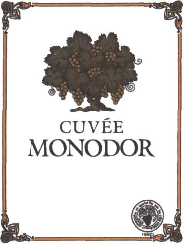 Cuvee Monodor est une marque déposée par LES VINS ERDE SA