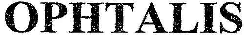 Ophtalis est une marque déposée par H.F.V.