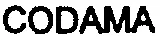 Codama est une marque déposée par CODAMA
