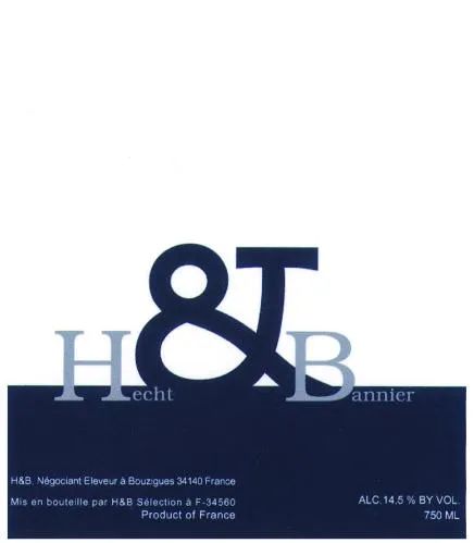Hecht & Bannier est une marque déposée par H & B SELECTION