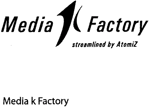 Media K Factory Streamlined By Atomiz est une marque déposée par ATOMIZ SAS