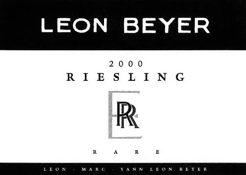 Leon Beyer 2000 Riesling est une marque déposée par LEON BEYER VINS FINS D'ALSACE