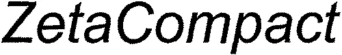 Zetacompact est une marque déposée par CAD INSTRUMENTS