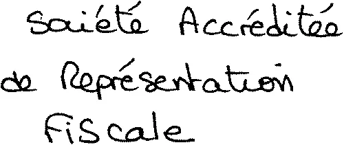 Société Accréditée De Représentation Fiscale est une marque déposée par SOCIETE ACCREDITEE REPRES FISC (SARF)