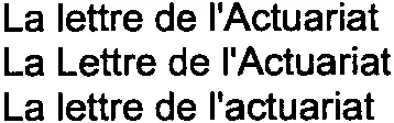 La Lettre De L'actuariat La Lettre De L'actuariat La Lettre De L'actuariat est une marque déposée par ADDING