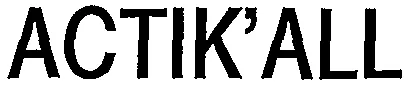 Actik'all est une marque déposée par LABORATOIRE DES SOURCES