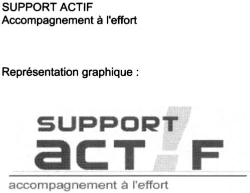 Support Actif Accompagnement A L'effort est une marque déposée par DRAPIN FRANCK
