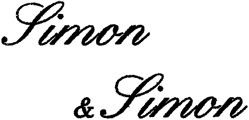 Simon& Simon est une marque déposée par SIMON & SIMON