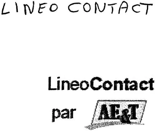 Lineocontact Par Ae&T est une marque déposée par APPLICATION ELECTRONIQUE TECHNIQUES (AET)