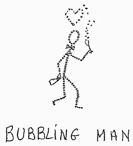 Bubbling Man est une marque déposée par CHAMPAGNE ANDRE CLOUET