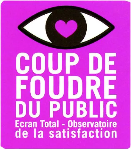 Coup De Foudre Du Public Ecran Total – Observatoire De La Satisfaction est une marque déposée par ECRAN TOTAL
