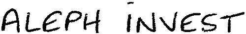 Aleph Invest est une marque déposée par SOCIETE D'AGENCE ET DE DEVELOPPEMENT PAR ABREVIATION "SADEV" (CHATEAU D AX-ROYAL SALONS-)