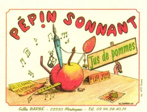 Pepin Sonnant est une marque déposée par SAS BARBE