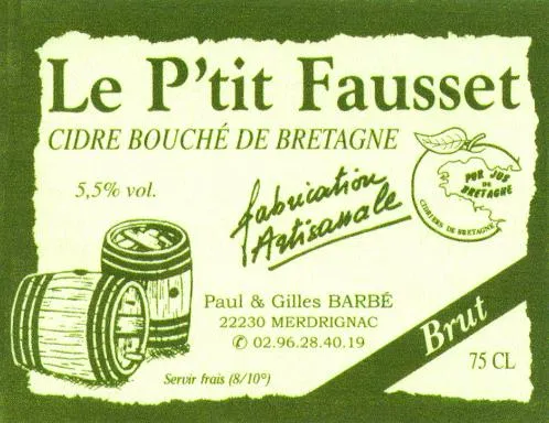 Le P'tit Fausset est une marque déposée par SAS BARBE