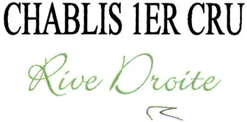 1Er Cru Rive Droite est une marque déposée par LAMBLIN FILS (L & F)
