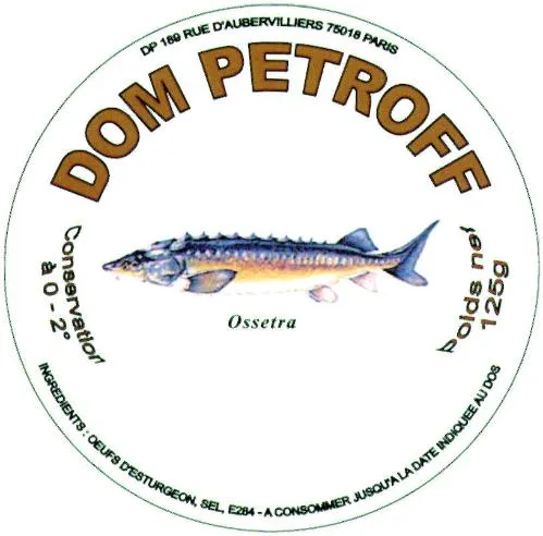 Dom Petroff est une marque déposée par D.P.A.P.