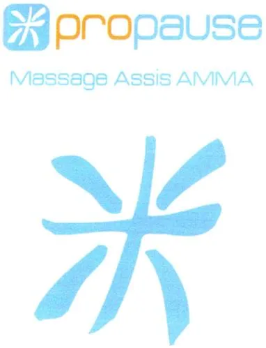 Propause Massage Assis Amma est une marque déposée par GOUYOU SEVERINE (PROPAUSE)