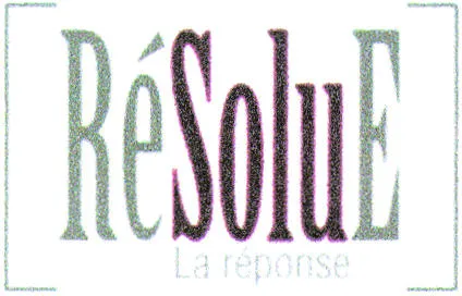 Résolue La Réponse est une marque déposée par RESOLUE